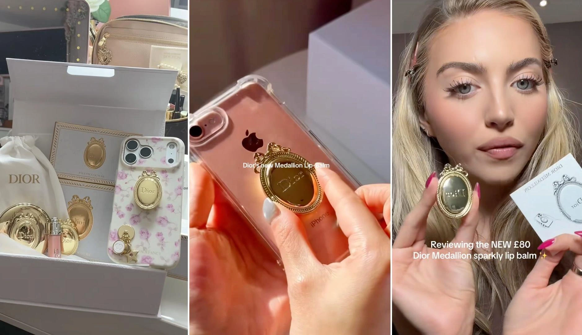 Portada de La Guayaba Ilustrada sobre el bálsamo de labios Dior Médaillon que se pega al celular